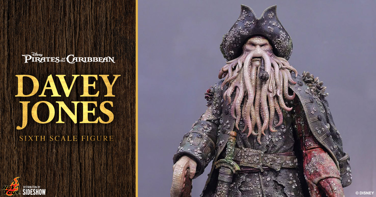 Sideshow Collectibles カタログ＆　DVD Davey Jones Sixth Scale Figure by Hot Toys | Sideshow Collectibles